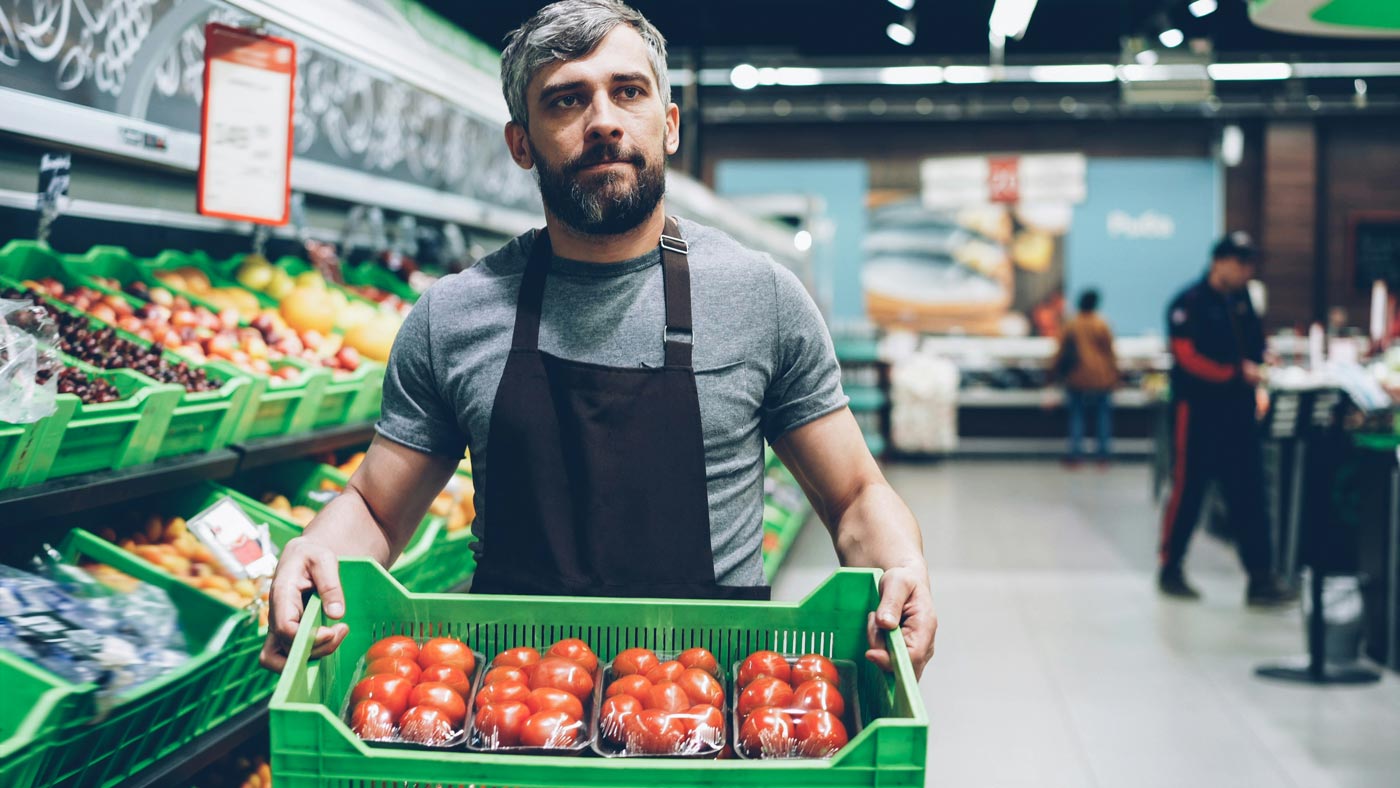 Frontline retail staff on the shop floor